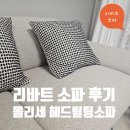 [리바트 소파 후기]몰리세 소파 내돈내산 구입후기(feat.쿠스트플뤼 쿠션)