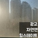 힐스테이트광교아파트 | 광교 이의동 자연앤 힐스테이트 아파트 유리창 청소 14년 누적 오염 작업 후기