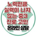 [온라인상담: 노력만큼 따라가지 않는 중3 학업] 한국아동청소년심리상담센터 이미지
