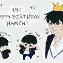our lovely hamin 🖤 이미지