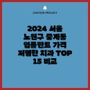 류용도치과의원 | 2024 서울 노원구 중계동 임플란트 가격 저렴한 치과 TOP 15 비교
