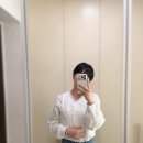 여자블라우스 여자출근룩 아워호프 브이넥 러플 핀턱 블라우스 솔직 내돈내산 후기