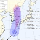 제15호(고니) 태풍경로 이미지