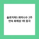 제니코퍼레이션 | 솔로지옥5 최미나수 2주 연속 화제성 1위 등극