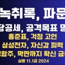 녹취록 파문 야당 공세, 공격 목표 선명/홍준표 걱정 고언/삼성전자, 자신감 천명다/식후 딱 2분 걷기 위력...11.1금 공병호TV﻿ 이미지