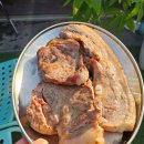 안성 캠핑식당 해피BBQ정육 초벌구이한 삼겹살 바베큐 후기