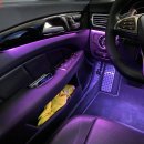 [용인GPX]벤츠 CLS 63AMG(w218) 순정 엠비언트 라이트 광량 업그레이드 및 풀 컬러 RGB 셋팅