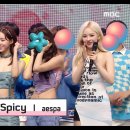 짱스파이팅 에스파 'Spicy' 쇼! 음악중심 1위 직캠 이미지