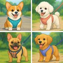 강아지 하네스, 패션이 되다 – 스타일과 실용성을 동시에!🐶