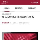 Lg lcd 32인치 TV 팔아요 이미지