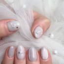 네일아트 | 경성대네일 랑만뷰티살롱, 겨울느낌 가득 자석젤 네일아트 후기