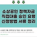 소미자연학교협동조합 | 소상공인 진흥공단 정책자금 직접대출 2025년 2분기 정리