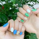 썬네일#SUNNAIL# | [부평 네일샵] 부평역 네일, 부평 썬네일샵 써머스프링 네일 아트