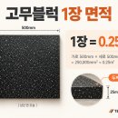 고무블럭 1평에 몇 장 필요할까? 평수별 수량 계산법! 이미지
