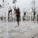 바닥분수 이미지