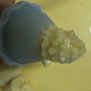 큐브마트 | 7개월 아기 첫 과일 바나나 모윰 이지팝 과즙망 & 큐브 사용 후기