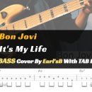 Bon Jovi_It's my life_Bass Cover Solution No.208 with TAB (본 조비_잇츠 마이 라이프 베 이미지