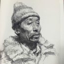 연필인물화 이미지