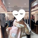 갤러리아광교메종키츠네 | 광교갤러리아 메종키츠네 목도리(알파카 파스텔로즈컬러)착용후기 (크리스마스선물찾기1)