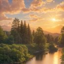 바다노을 이미지