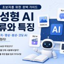 생성형 Ai 종류와 활용 | 초보자가 꼭 알아야 할 생성형 AI 종류와 특징