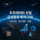 정림 재해위험 개선지구 정비사업 | 우주데이터 산업 급성장과 투자 기회 – 시장규모 세그먼트 전망