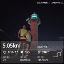 혼저옵서예 | [러닝기록]7월 마지막날, 한림항방파제 달리고, 요즘 핫하다는 편의점 [CU혼저옵서예점] 후기