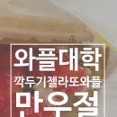 원광대학교 대학원 | 와플대학 만우절 깍두기 젤라또와플 솔직후기 와플대학 하계장미캠퍼스