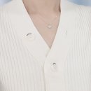 펄다이버 | 반클리프 스위트 알함브라 펜던트 목걸이 / 마더오브펄 / 구매 후기 착샷 / 잠실롯데 / 내돈내산