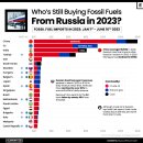 2023년에도 누가 여전히 러시아 화석 연료를 구매하고 있습니까? 이미지