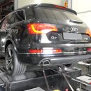 AUDI Q7 3.0 TDI Quattro 마르스ECU맵핑 출력업그레이드 휠마력 44HP 상승 이미지