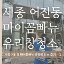 어진동_세종마치 앞 | 세종 어진동 유리창청소, 3단폴대 통창 작업 후기