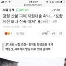 강원 산불 피해 지원대출 확대···"포항 지진 보다 신속 대처" 이미지