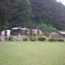 황토와 통나무 캠핑장 이미지