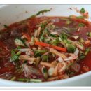 굴 물회 만들기 이미지