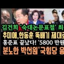 추미애에 뚝배기 깨진 한동훈 이미지