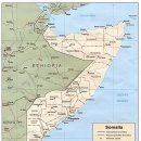 소말리아 국기 지도 이미지