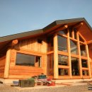 통나무집 이미지