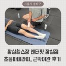 엔터정밀 | 잠실헬스장 엔터핏 잠실점 초음파테라피, 글라스톤 근막이완 통증개선 메뉴얼테라피 후기