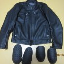 BMW BLACK LEATHER JACKET 판매 (어깨/팔꿈치 보호대 포함) eur52사이즈 (100~ 105) 이미지