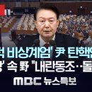 잠시 뒤, 탄핵소추안 표결..국민의힘 ”당론 유지“ - [LIVE] MBC 뉴스특보 이미지