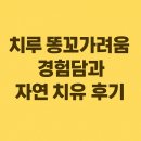 자연치유 | 치루 똥꼬가려움 경험담과 자연 치유 후기