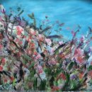 꽃과 바늘과 실타래 이미지