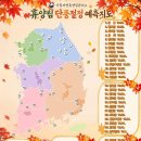 날짜 잘못 맞추면 후회하는 전국 단풍 지도 이미지