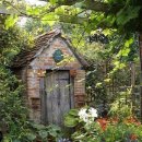 야외화장실 이미지