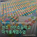 신안초등학교 | 진주신안초등학교 마카롱 꾸미기 체험 출강, 6학년 4개반 디저트 만들기 수업 다녀왔어요