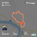 백마사 | 2025-03-09 원지 백마산 산행(백마사 원점회귀코스)-망춘대에서 본 경호강과 웅석봉