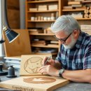 명작 우드버닝 시계 만들기 | 🎨 취미가 연금이 된다: 우드버닝으로 월 50만 원 수익 만드는 실전 가이드