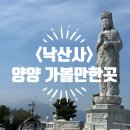 강원특별자치도 장애인복지회 | [강원/양양] <낙산사> <하조대> 가볼만한곳, 주차, 해수관음상 후기