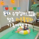 빌라라온 | 청주 펜션 추천 독채 수영장 있는 라온 풀빌라 가족여행 후기